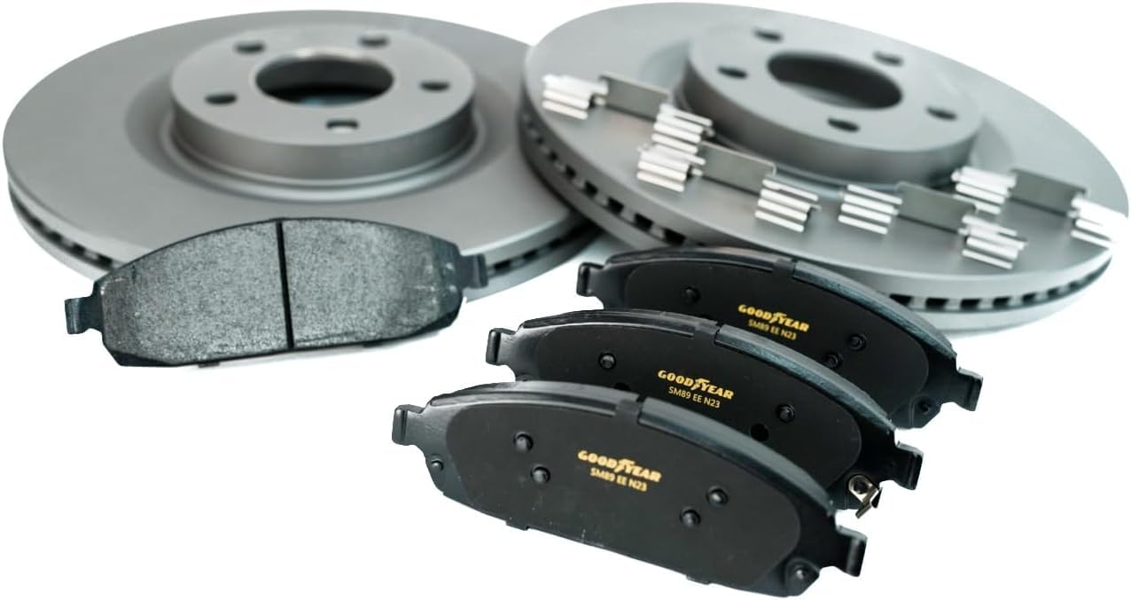 Amazon.co.jp: Goodyear Brakes PRK45668F | フロントブレーキキット